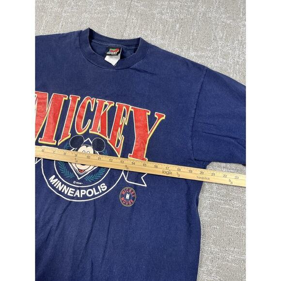 Vintage Mickey Mouse Disney 90s Minneapolis T-Shirt USA Sz Large - Picture 4 of 7